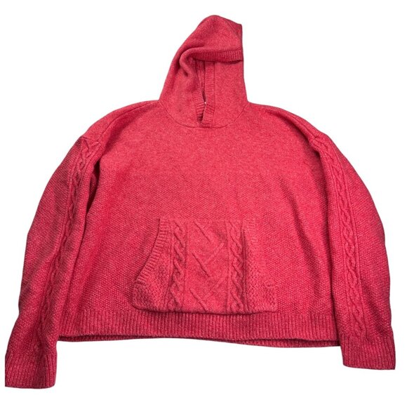 CAbi Sidekick Hoodie Sweater Pink Frost White Medium Fall 2023 Pocket - Picture 1 of 8